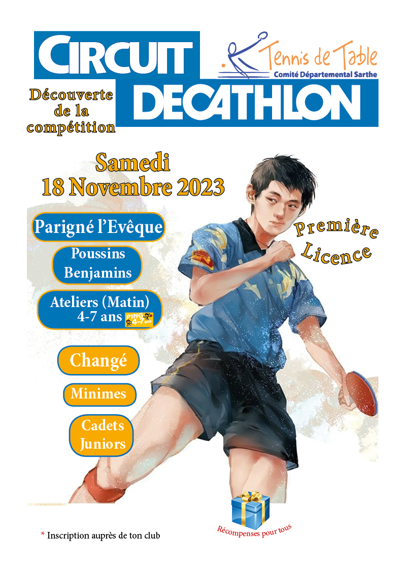 Circuit Décathlon 2023-2024
