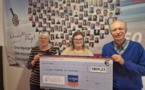 Challenge Évelyne Rouillon : un Chèque de 1069€ remis à la Ligue contre le cancer